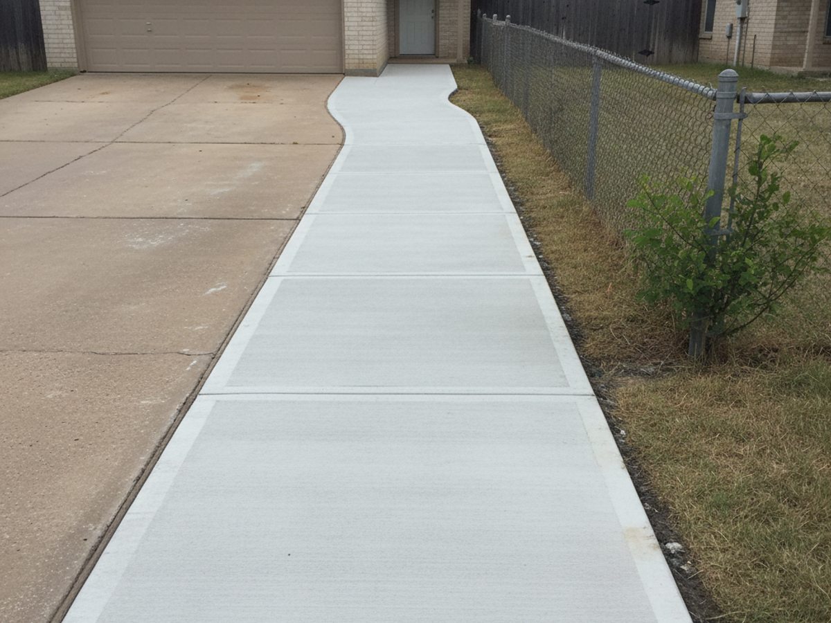 Concrete Slab Foundations completed by Majestic Concrete in Winters, TX
