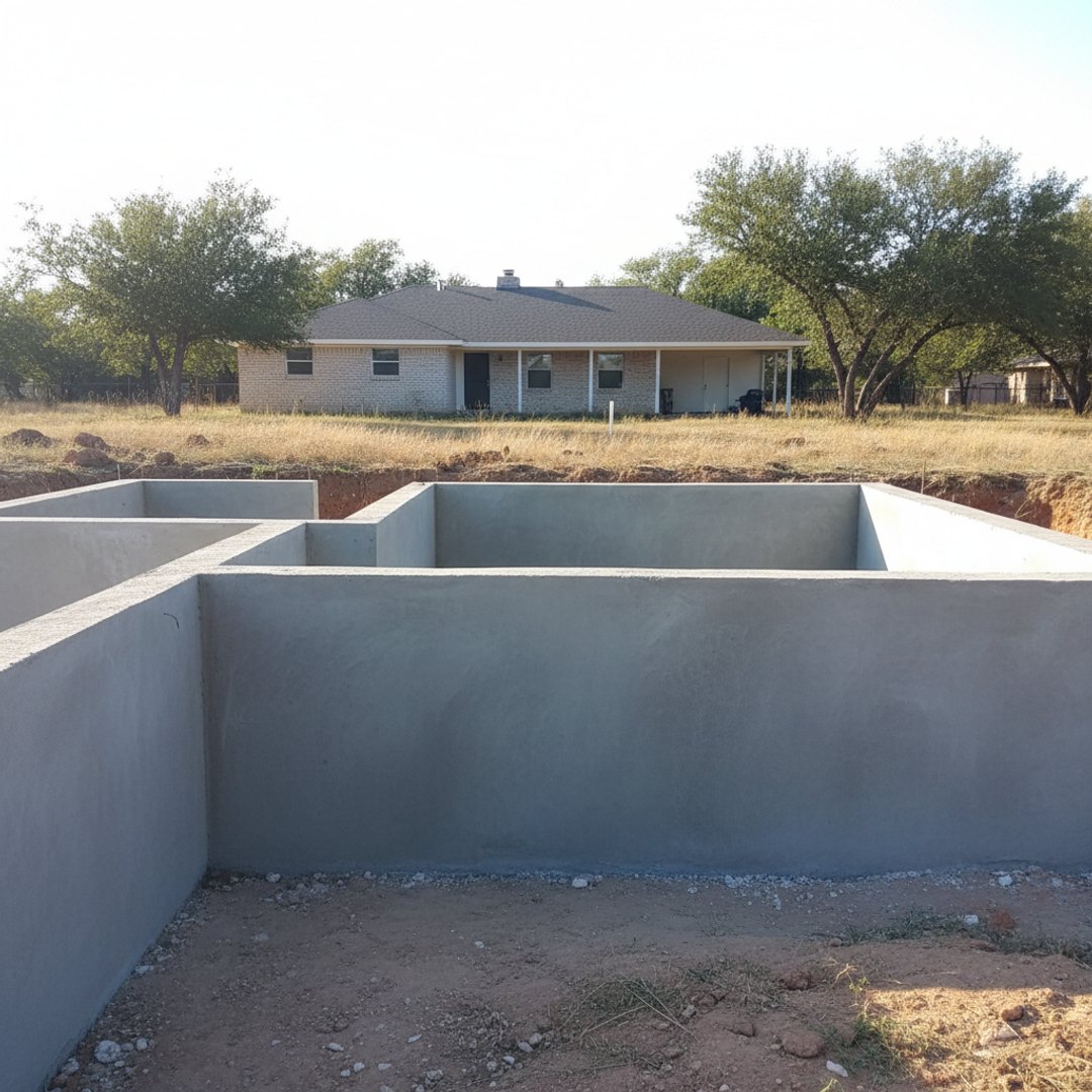 Concrete Patios completed by Majestic Concrete in Grape Creek, TX