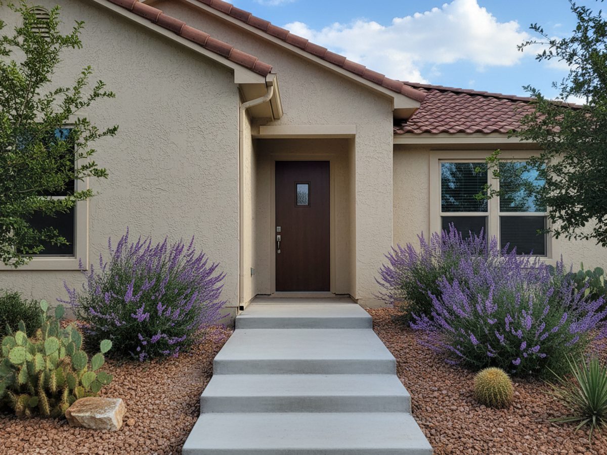 Concrete Steps & Porches completed by Majestic Concrete in Eldorado, TX