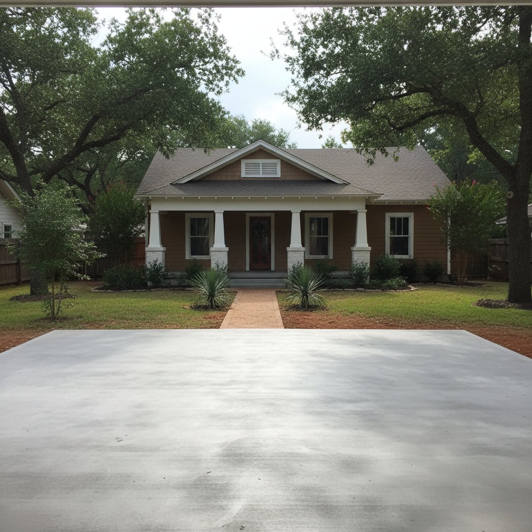Stamped Concrete completed by Majestic Concrete in Grape Creek, TX