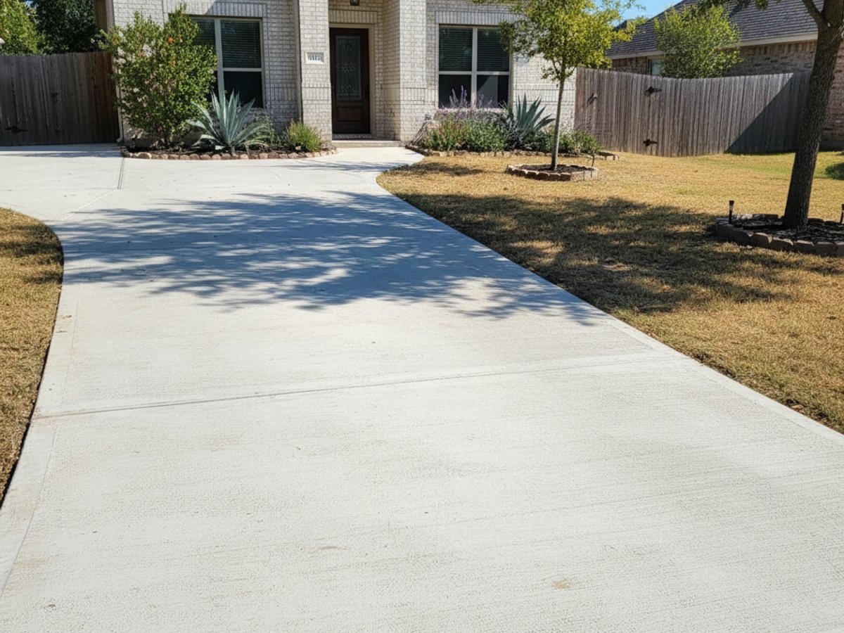 Majestic Concrete crew at work on a home in San Angelo, TX